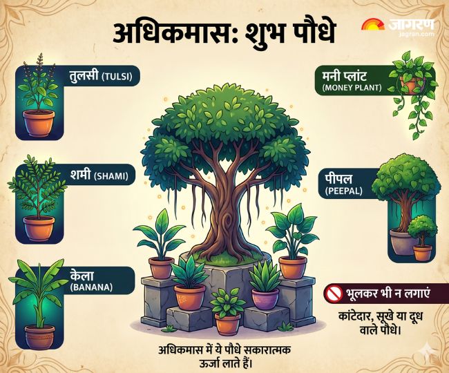 अधिकमास में लगाए ये शुभ पौधे